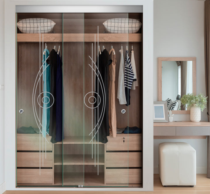 FRAMELESS CLOSET GLASS SLIDING BYPASS DOOR FSGD - 2414 - DoorDiscounter