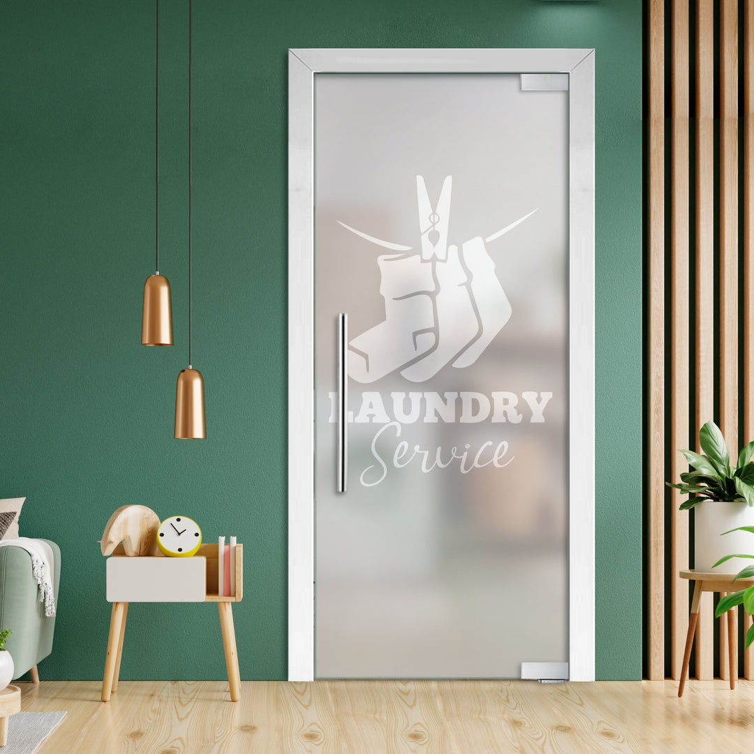 Frameless Glass Pivot Door with Self Closing Hinges FGP1 - 2032 - DoorDiscounter