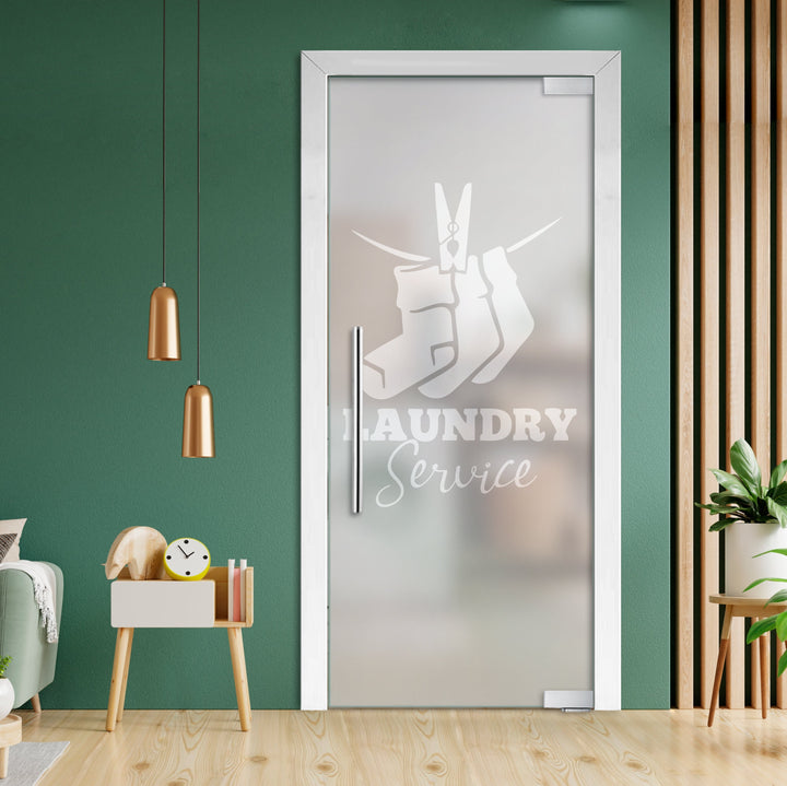 Frameless Glass Pivot Door with Self Closing Hinges FGP1 - 2032 - DoorDiscounter