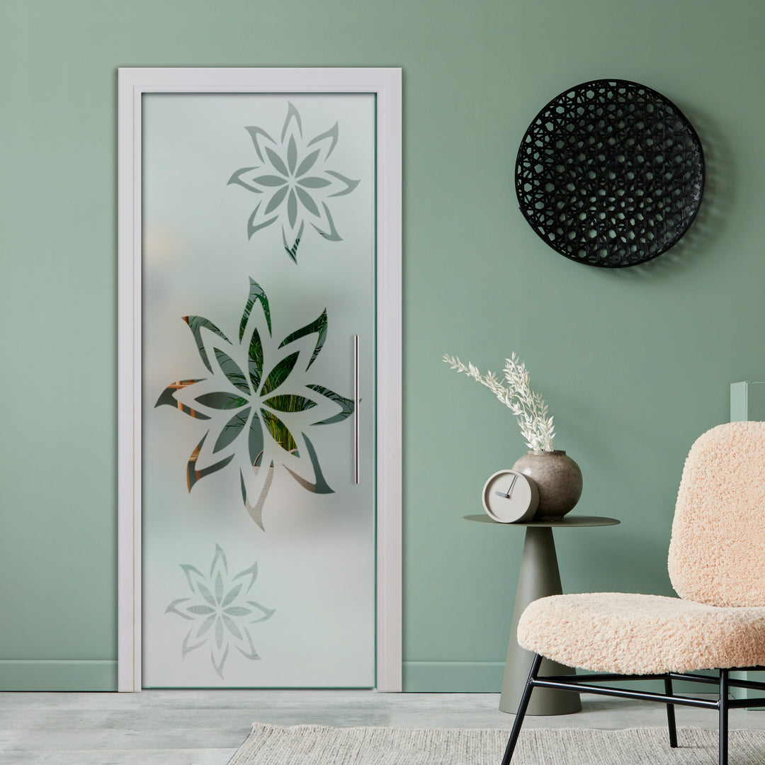 SLIDING POCKET GLASS DOOR WITH TRACK SYSTEM SPTS - 2581 - DoorDiscounter