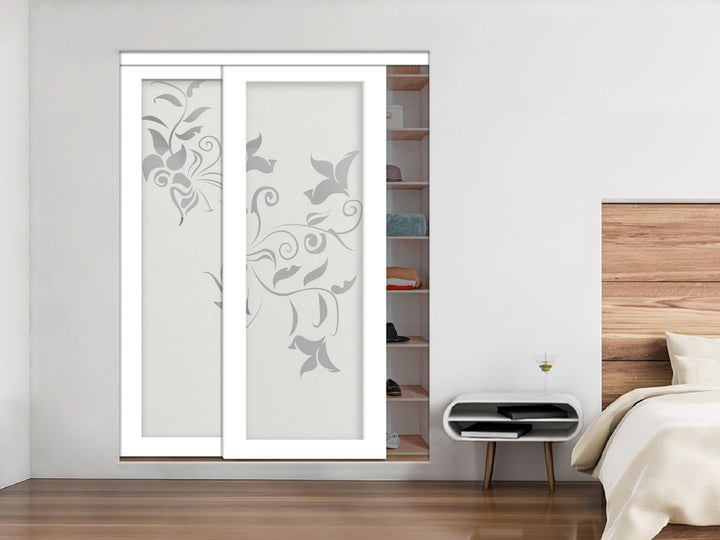 MIRROR EFFECT BYPASS CLOSET DOOR MECD -0328 - DoorDiscounter