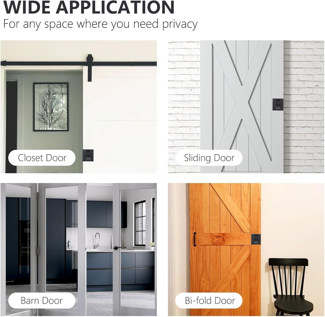 Privacy Pocket, Sliding, Closet Door Lock Pull - DoorDiscounter