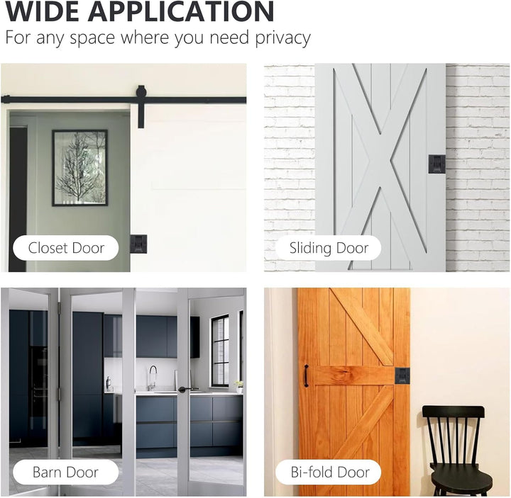 Privacy Pocket, Sliding, Closet Door Lock Pull - DoorDiscounter