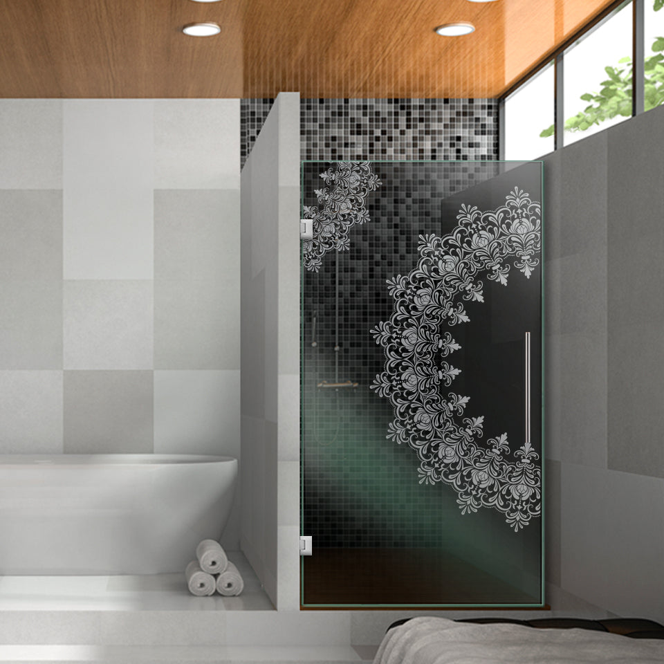 Frameless Shower Glass Door FGDS -0282 - DoorDiscounter