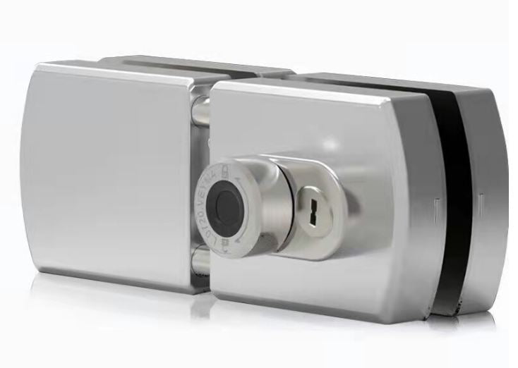 Bluetooth & Fingerprint Glass Door LBluetooth & Fingerprint Glass Door Lock for Single/Double LDFG - 3352ock for Single/Double LDFG - 3352 - DoorDiscounter