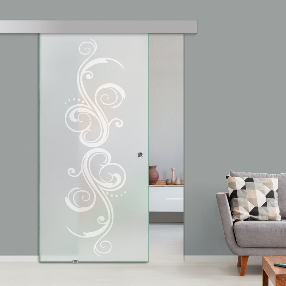 Sliding Glass Barn Door Alu100 SGBD - 1548 - DoorDiscounter