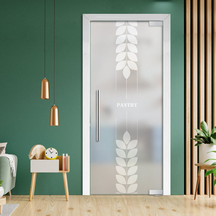 Frameless Glass Pivot Door with Self Closing Hinges FGP1 - 2009 - DoorDiscounter