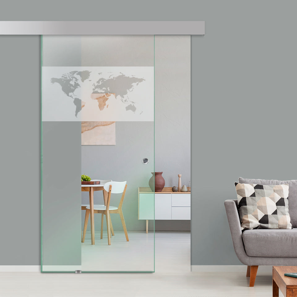 Sliding Glass Barn Door Alu100 SGBD - 1549 - DoorDiscounter