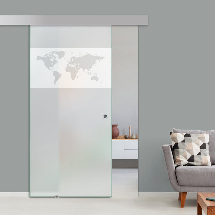 Sliding Glass Barn Door Alu100 SGBD - 1549 - DoorDiscounter