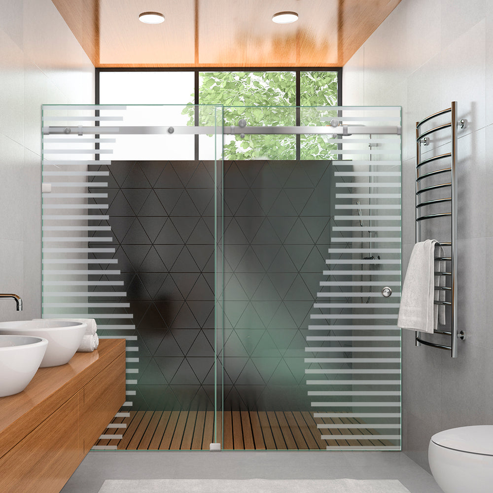 SHOWER GLASS SLIDING DOORS SGSD - 2797 - DoorDiscounter
