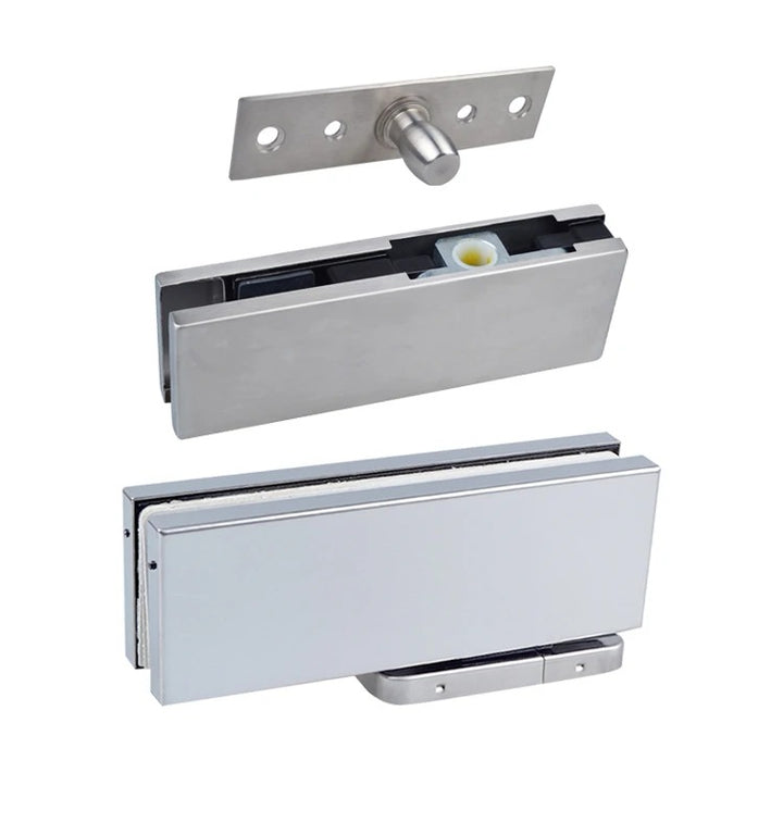 Frameless Glass Pivot Door With Self Closing Hinges Fgp1 - 1939 - DoorDiscounter