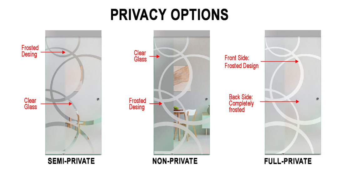 Sliding Glass Barn Door Alu100 SGBD - 1484 - DoorDiscounter