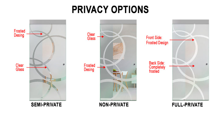 Sliding Glass Barn Door Alu100 SGBD - 1484 - DoorDiscounter