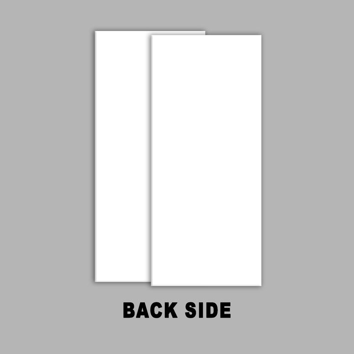 2 Leaf Bypass Sliding Closet Door With Modern Engraved Design 2Scd - 0042