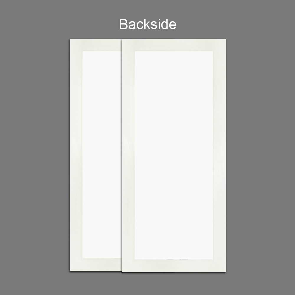 Mirrored Slim Line 2 Panel Bypass Closet Door with Mirror Insert SLMD - 1041 - DoorDiscounter