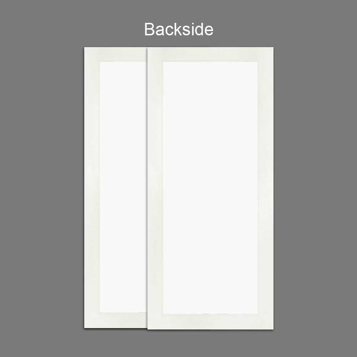 Mirrored Slim Line 2 Panel Bypass Closet Door with Mirror Insert SLMD - 1041 - DoorDiscounter