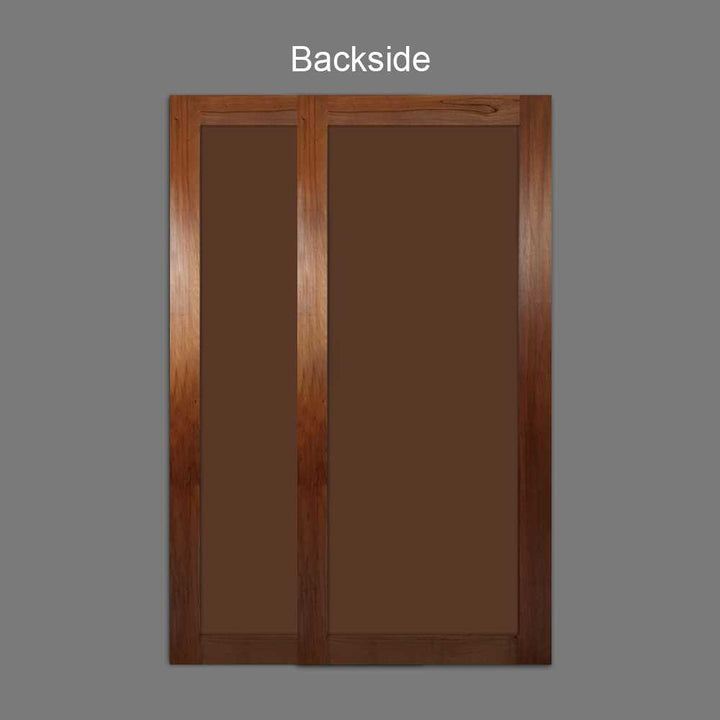 Beveled Edge Mirror Bypass Closet Door with Mirror Panel PLBM - 2597 - DoorDiscounter