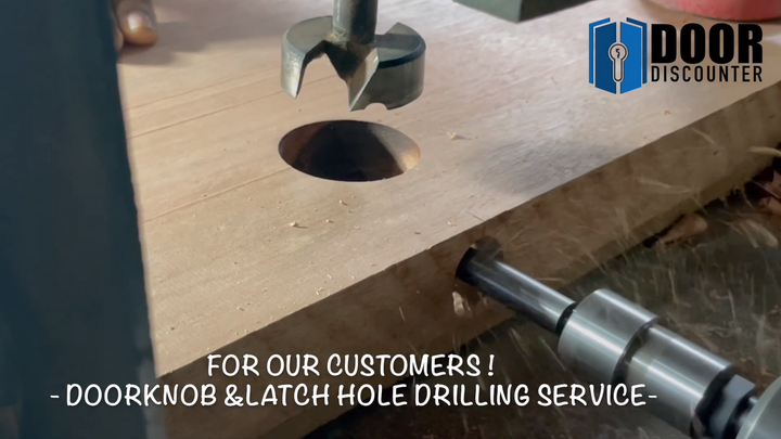 Door Knob Drilling Service - DoorDiscounter