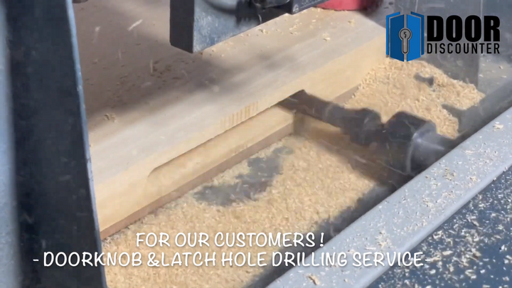 Door Knob Drilling Service - DoorDiscounter