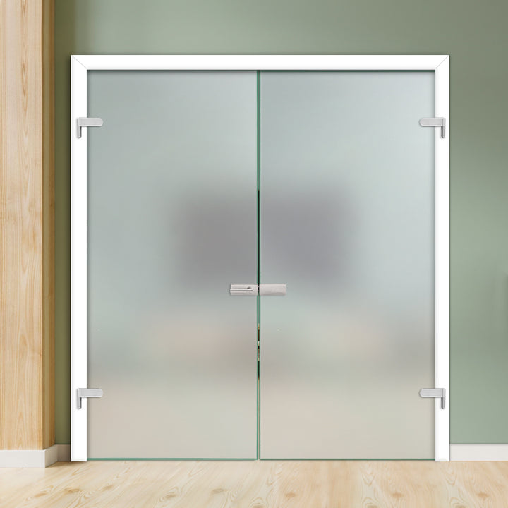 Double Hinged Glass Door  DHDG - 3489 - DoorDiscounter