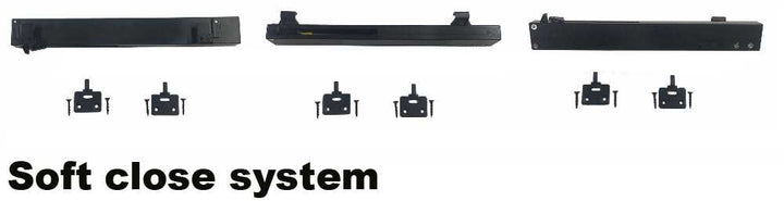 Carbon Steel Sliding Wood Barn Door Hardware Kit ADGY - 3409 - DoorDiscounter