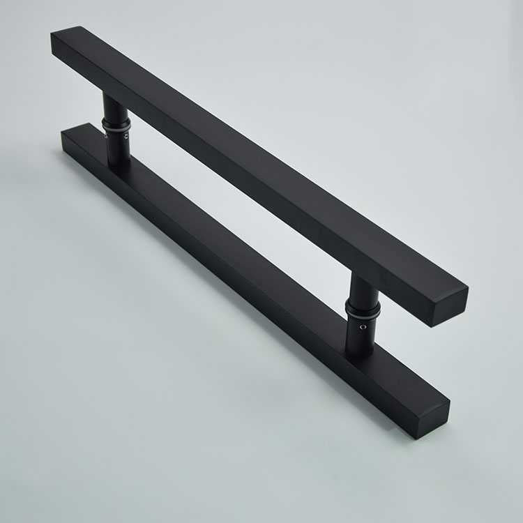 Matte Black Stainless Steel Handle For Glass Door SRFG - 3331 - DoorDiscounter