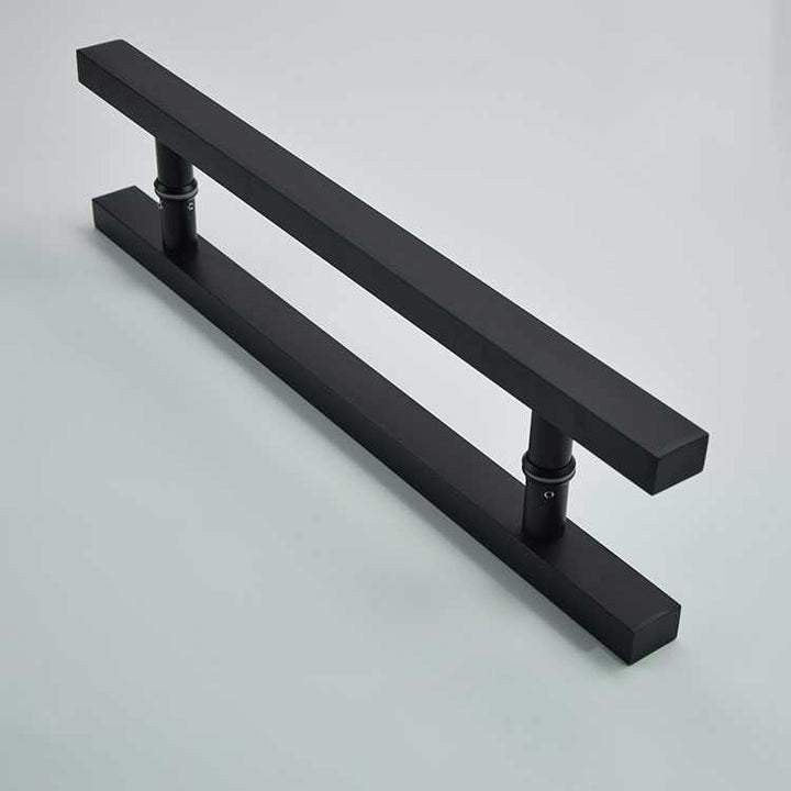 Matte Black Stainless Steel Handle For Glass Door SRFG - 3331 - DoorDiscounter