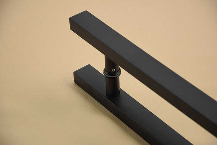 Matte Black Stainless Steel Handle For Glass Door SRFG - 3331 - DoorDiscounter