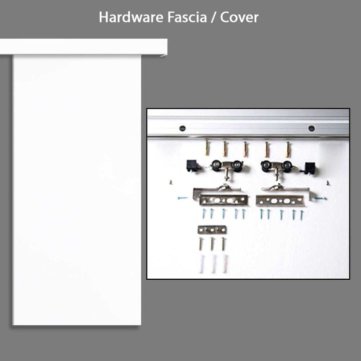 Modern Interior Flush Sliding Barn Door with CNC Router Design MICD - 1225 - DoorDiscounter