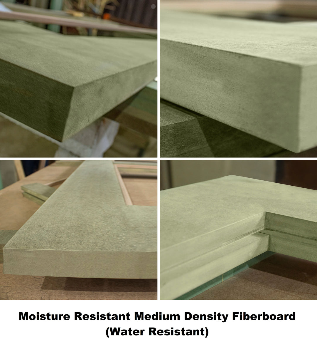 Sliding Barn Door with Frosted Design SBDF - 2352 - DoorDiscounter