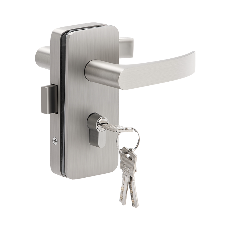 Glass door lock set for frameless - DoorDiscounter