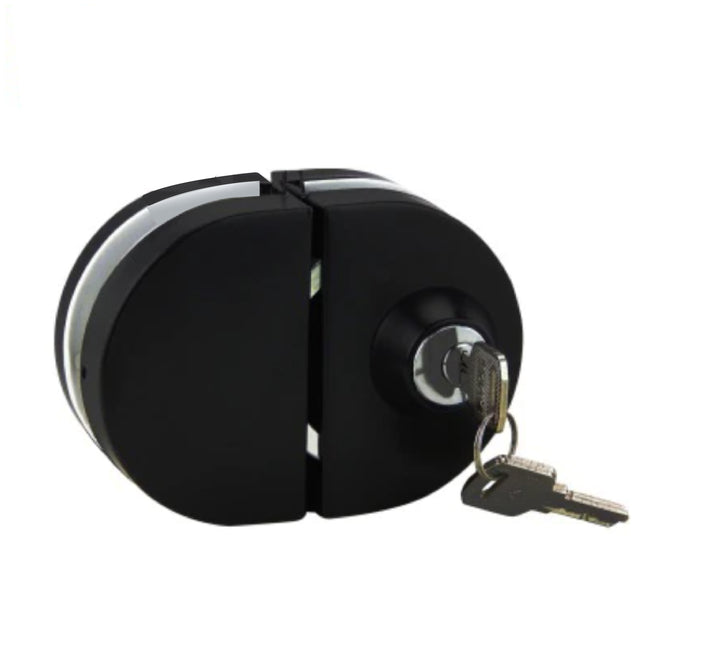 Black Glass Door Center Lock BGDC - 3359 - DoorDiscounter