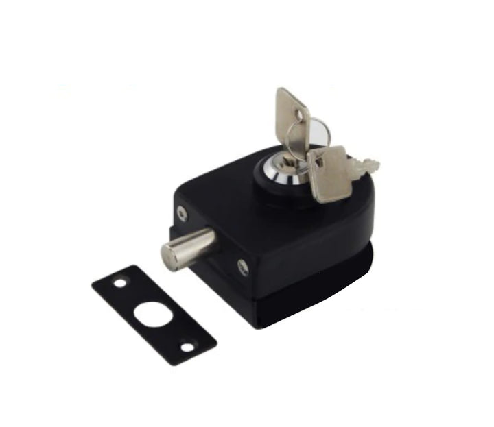 Black Glass Door Center Lock BGDC - 3359 - DoorDiscounter