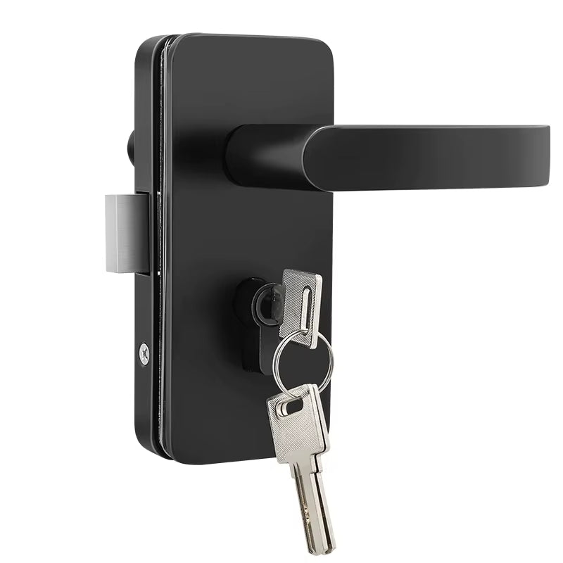 Glass door lock set for frameless - DoorDiscounter