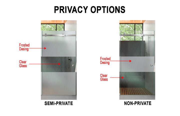 SHOWER GLASS SLIDING DOORS SGSD -0261 - DoorDiscounter