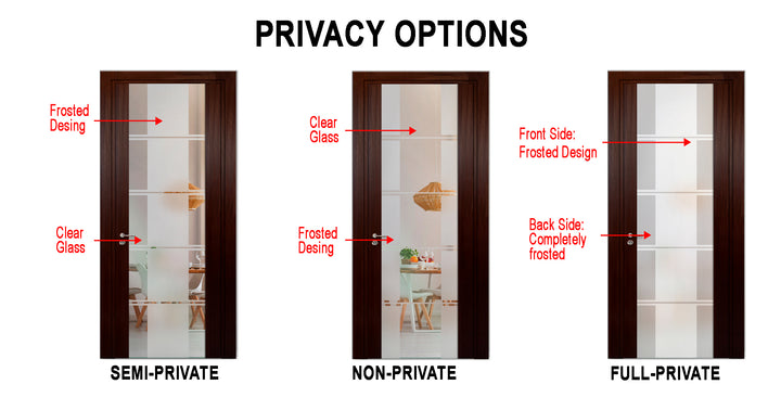 FROSTED GLASS INTERIOR DOOR FGWD - 2451 - DoorDiscounter