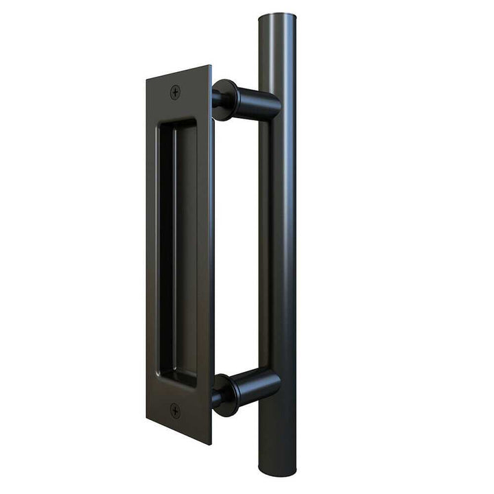 32" x 81" (Ready to Ship) Mirror Sliding Barn Door With Mirror Panel | ++Liquidation Sale++ - DoorDiscounter