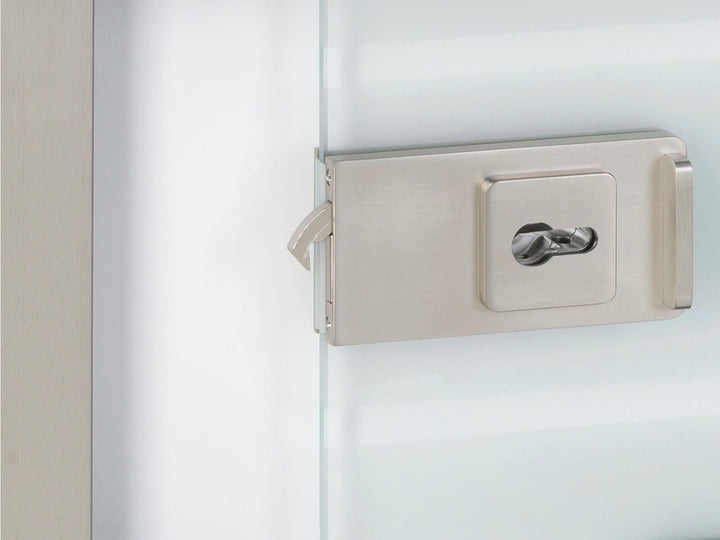 Stainless Steel Lock for Sliding Glass Door SLSG - 3481 - DoorDiscounter