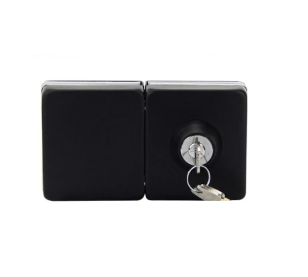 Black Glass Door Center Lock BGDC - 3359 - DoorDiscounter