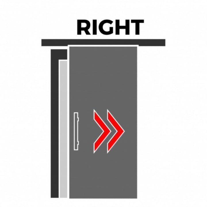 (Ready to Ship) 2-Leaf Bypass Closet Door with Mirror and White Frame | ++Liquidation Sale++