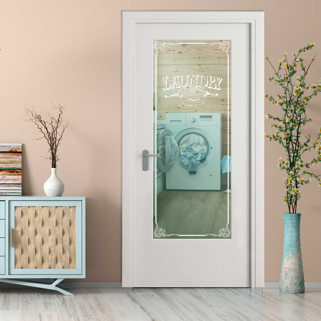 Laundry Interior Doors with Glass Insert CHMDI-1116 - DoorDiscounter