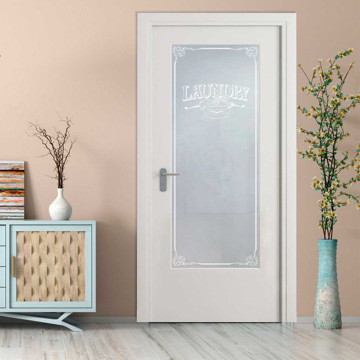 Laundry Interior Doors with Glass Insert CHMDI-1116 - DoorDiscounter