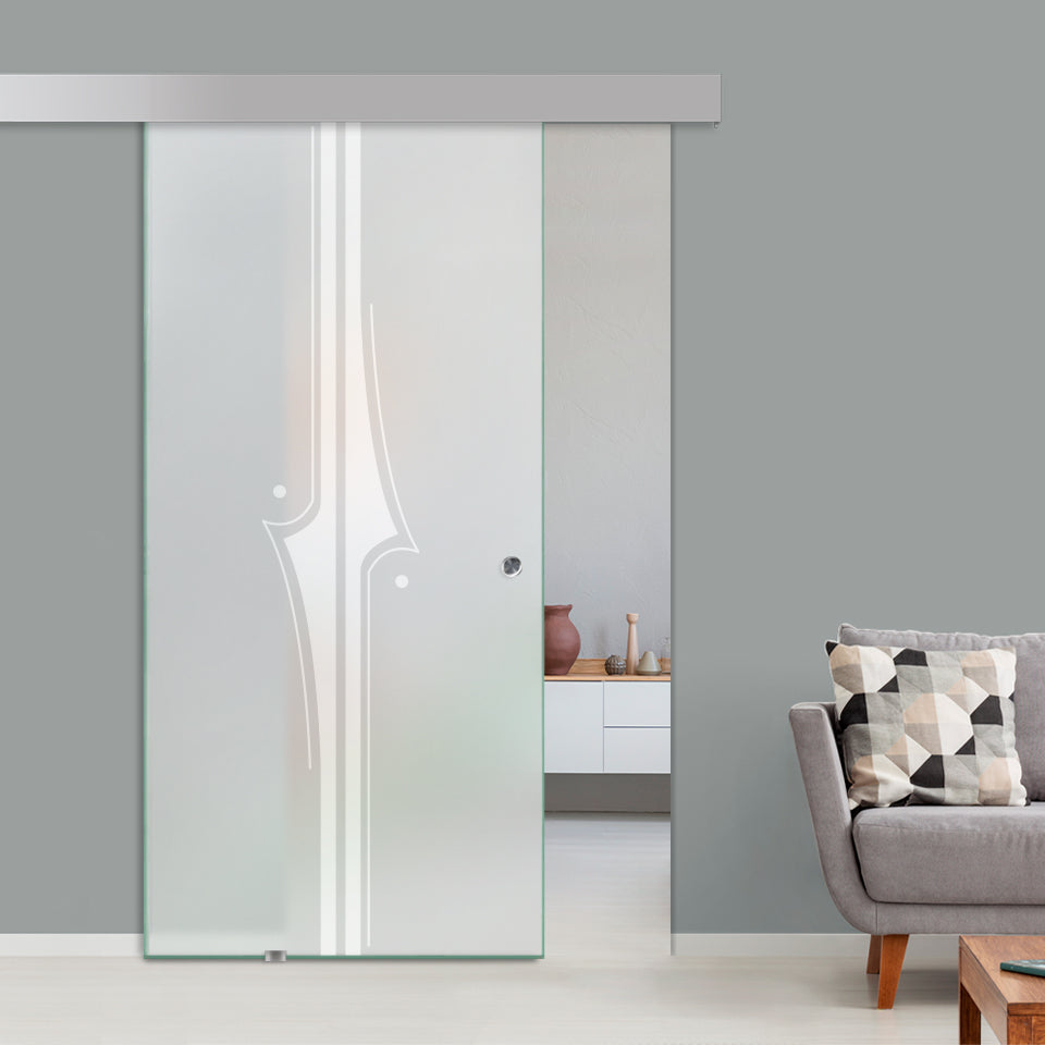 Sliding Glass Barn Door Alu100 SGBD - 1503 - DoorDiscounter