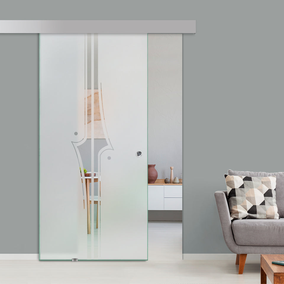 Sliding Glass Barn Door Alu100 SGBD - 1503 - DoorDiscounter