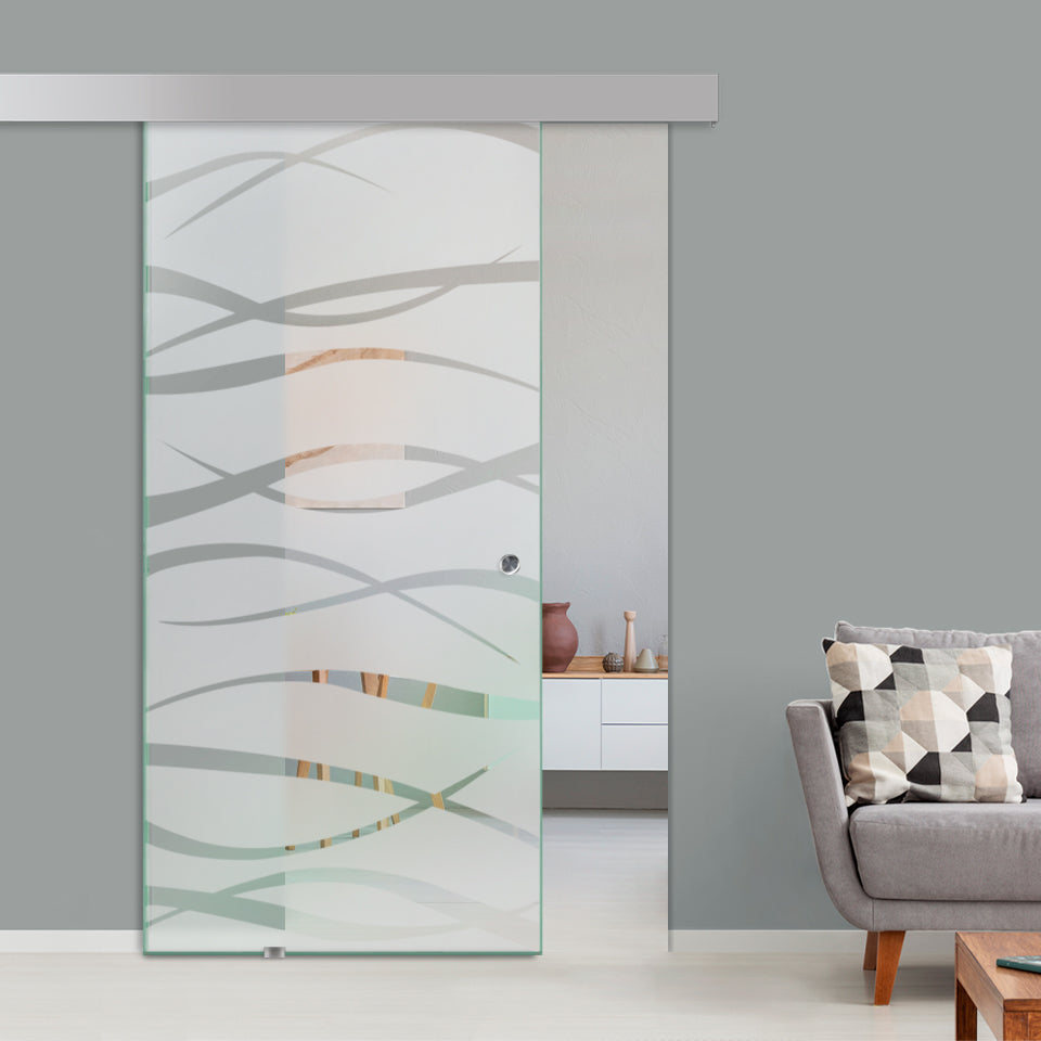 Sliding Glass Barn Door Alu100 SGBD - 1593 - DoorDiscounter
