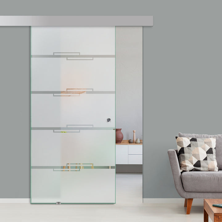 Sliding Glass Barn Door Alu100 SGBD - 1567 - DoorDiscounter