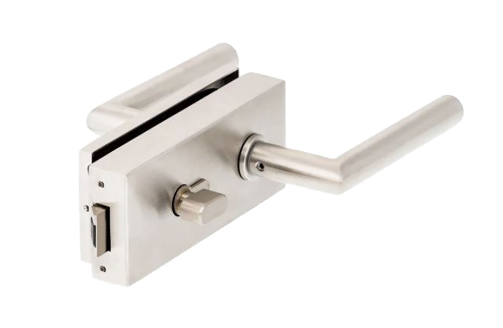 Matt Stainless Steel Lock (Square) MSLB - 1360 - DoorDiscounter