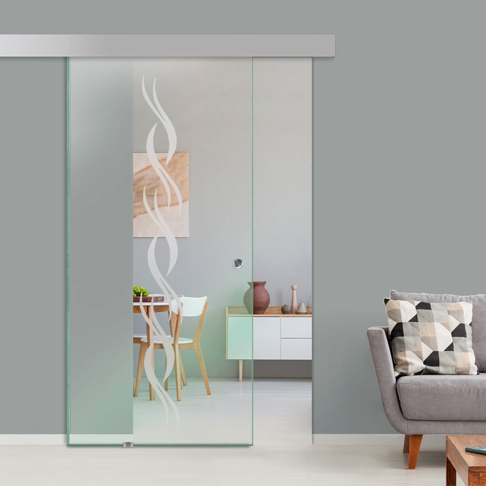 Sliding Glass Barn Door Alu100 SGBD - 1598 - DoorDiscounter