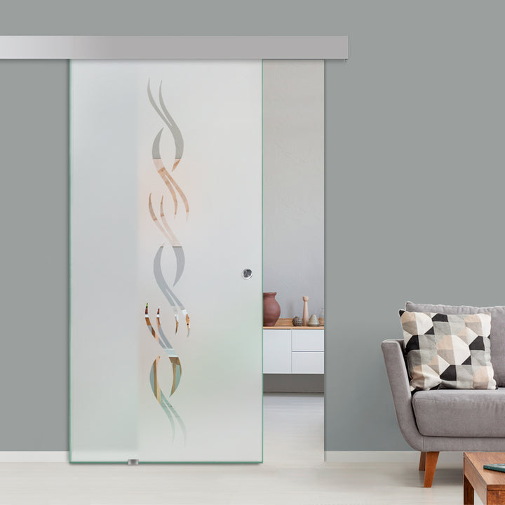 Sliding Glass Barn Door Alu100 SGBD - 1598 - DoorDiscounter