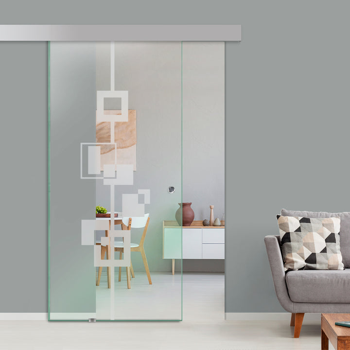 Sliding Glass Barn Door Alu100 SGBD - 1480 - DoorDiscounter